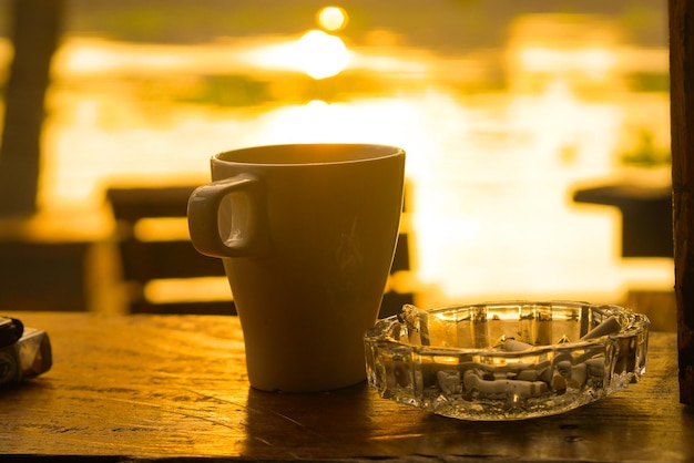 Freshly roasted coffee beans